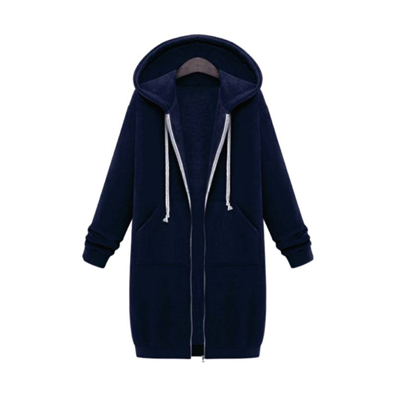 Bonnie - Longline Zip Hoodie