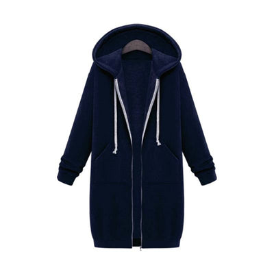 Bonnie - Longline Zip Hoodie