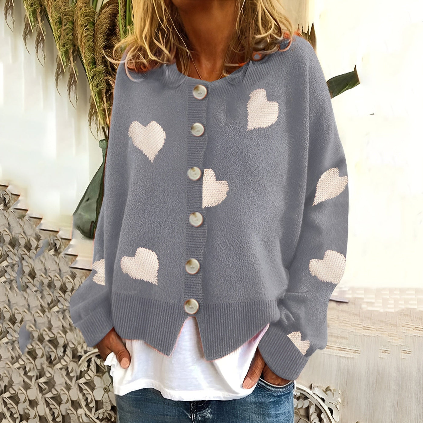 Maja | Heart Sweater