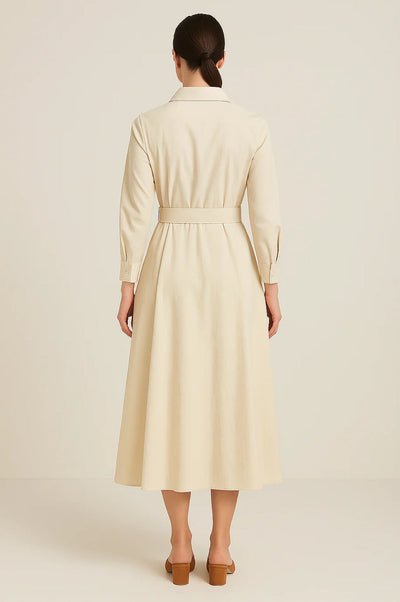 SARAH WOMEN'S COTTON STYLE SHIRT DRESS