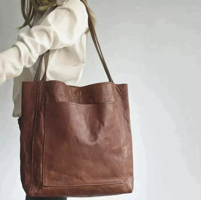 LEATHER SHOULDER BAG "LAILA"