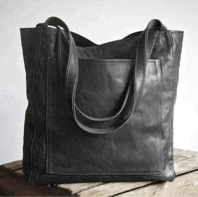 LEATHER SHOULDER BAG "LAILA"