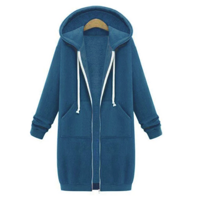 Bonnie - Longline Zip Hoodie