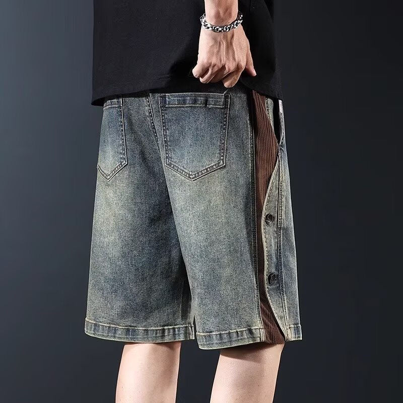 Tomas Retro Button Shorts