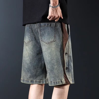 Tomas Retro Button Shorts