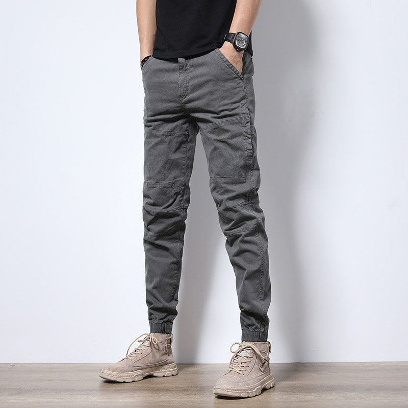 Riko Cotton Tapered Joggers