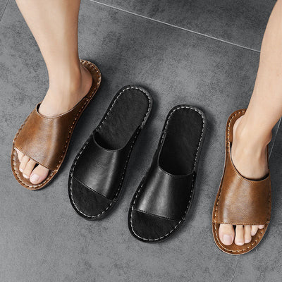 Marco Genuine Leather Slides