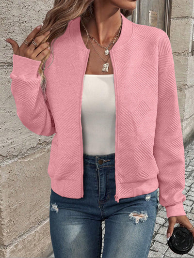 Althea™ | Structured Zip-Up Bomber Jacket