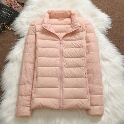 Ulla Padded Mid Jacket | Light Pink