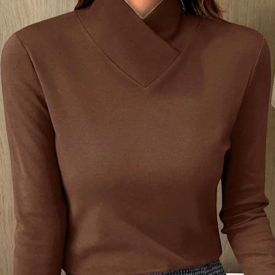 Emma | Elegant High Neck Roll Neck Sweater