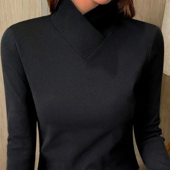 Emma | Elegant High Neck Roll Neck Sweater