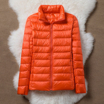 Ulla Lightweight Mid-Season Jacket | Orange