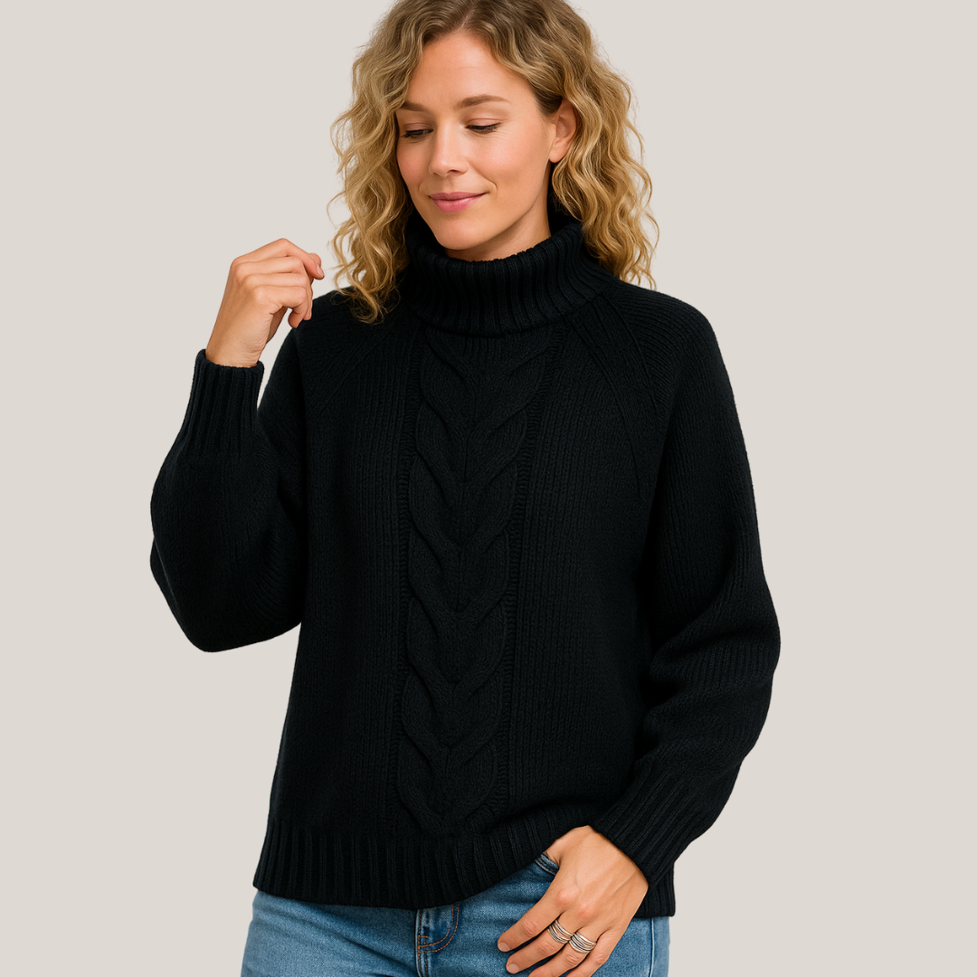 Sofie | Elegant poncho-inspired sweater