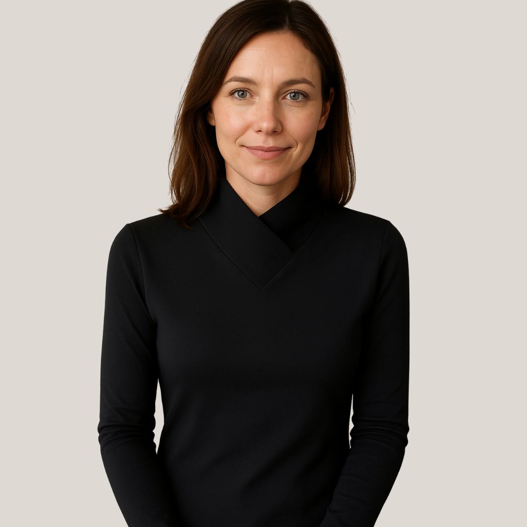 Emma | Elegant High Neck Roll Neck Sweater