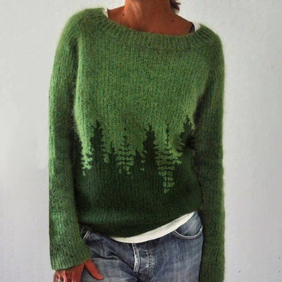 Christina - Patterned Knit Sweater