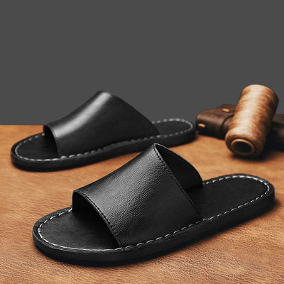 Marco Genuine Leather Slides