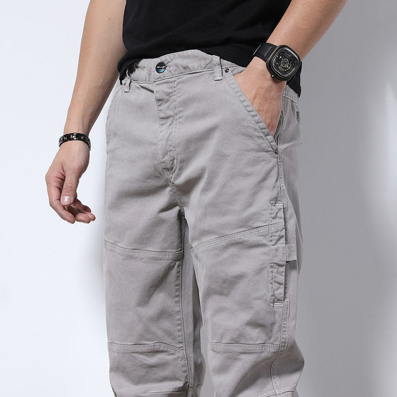 Riko Cotton Tapered Joggers