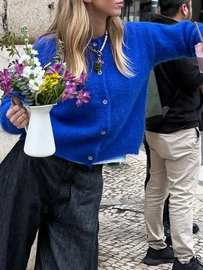 Cheryl - Knit Button Cardigan