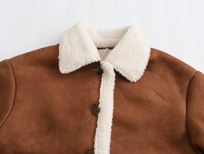 Edith - Shearling Fleece Jacket