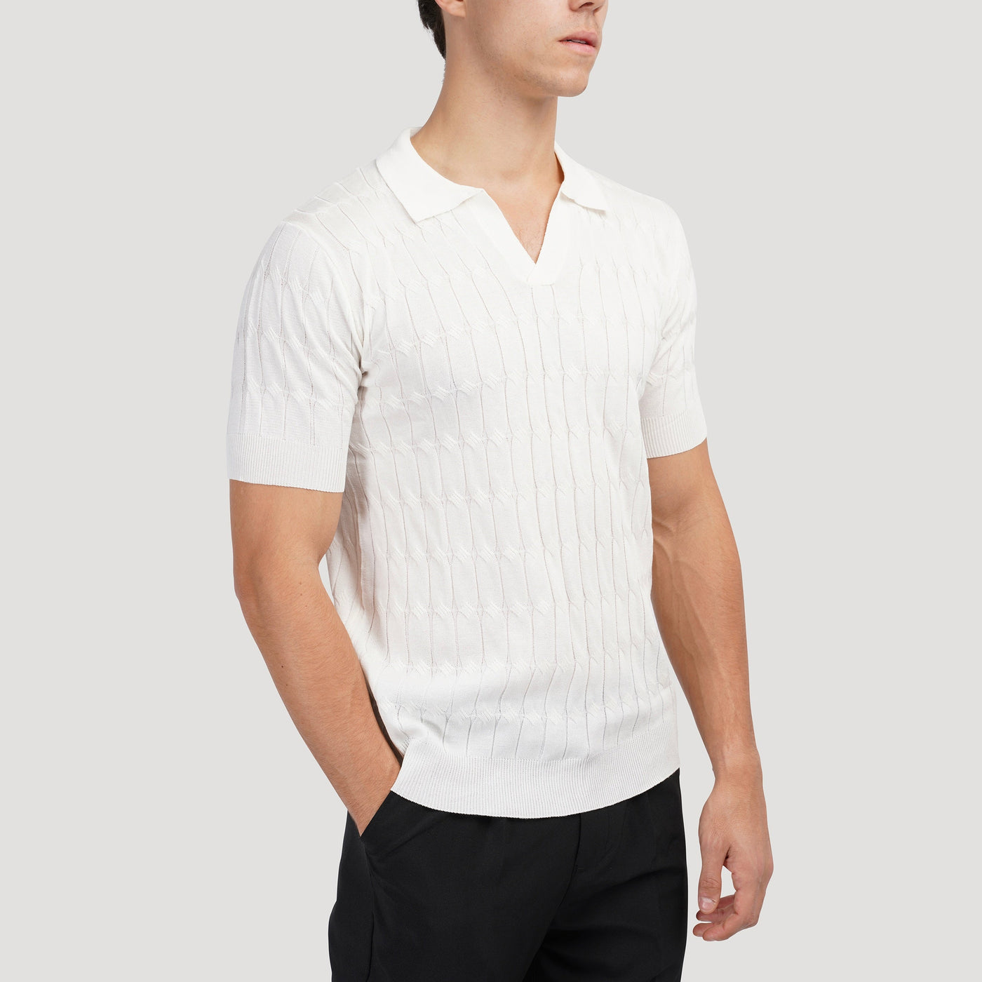 Luxe Textured Polo