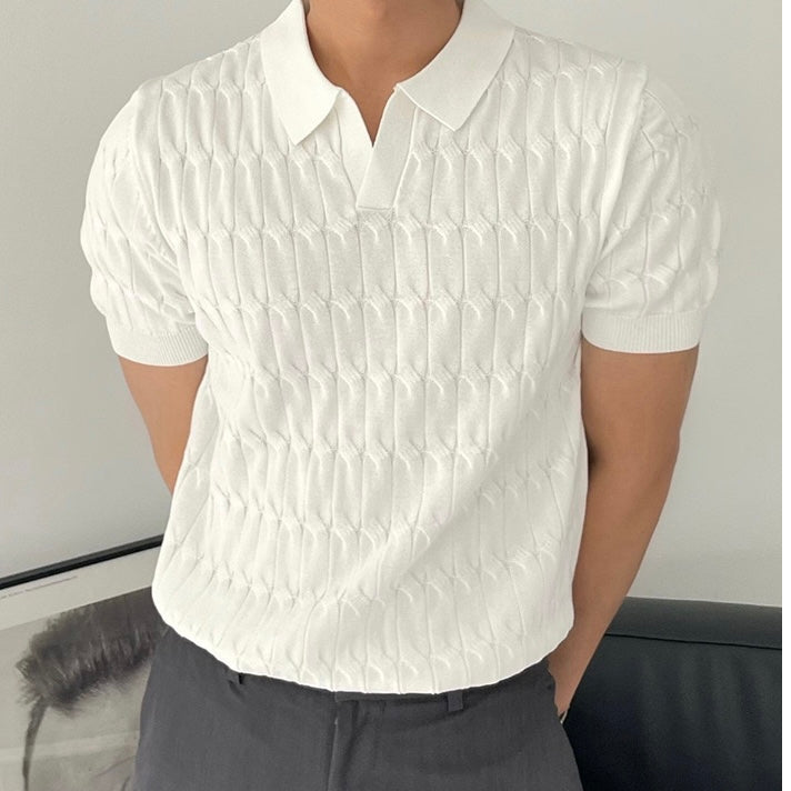 Luxe Textured Polo