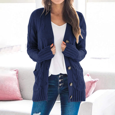 Natalie - Knit Button Cardigan