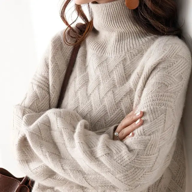 Jasmine - Cozy Turtleneck Sweater