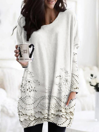 Clarissa - Printed Cozy Sweater