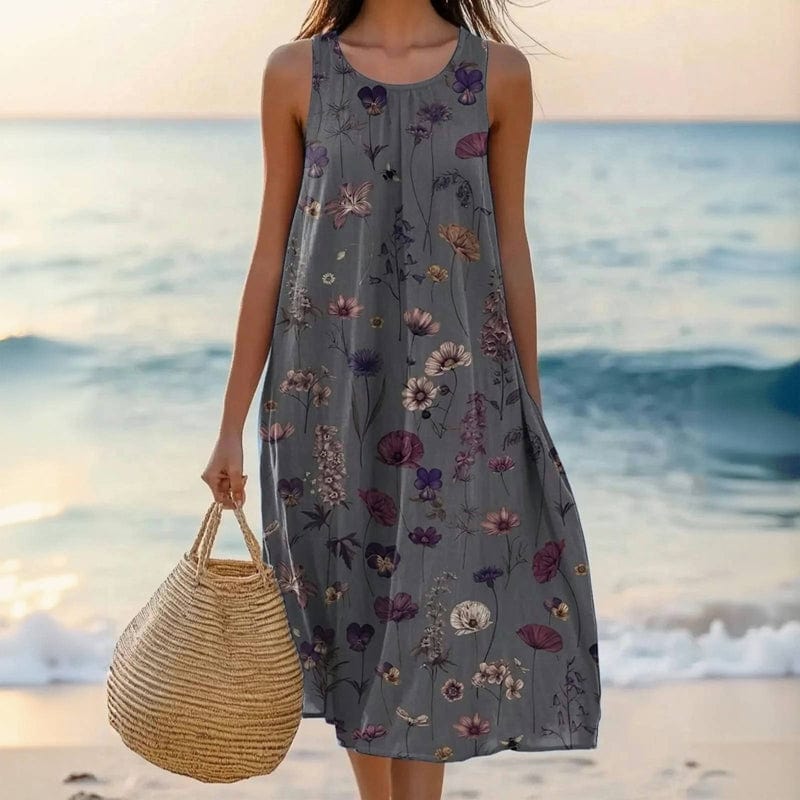 Women's Bohemian Floral Maxi Dress