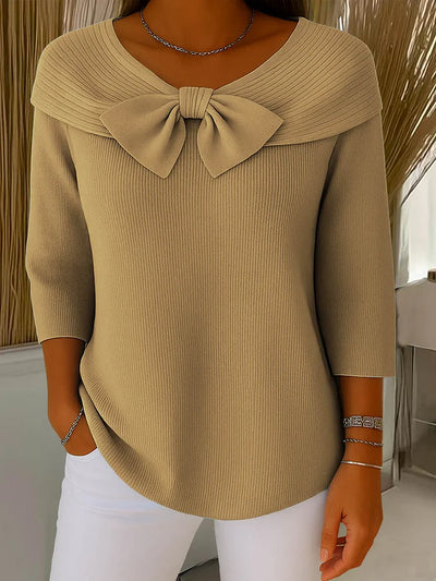 Clara – Jumper with bow detail