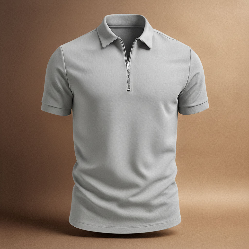 Alessio Zip Polo Shirt