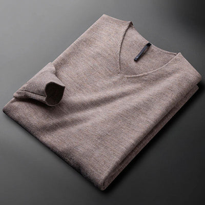 Matteo Wool-Cashmere V-Neck