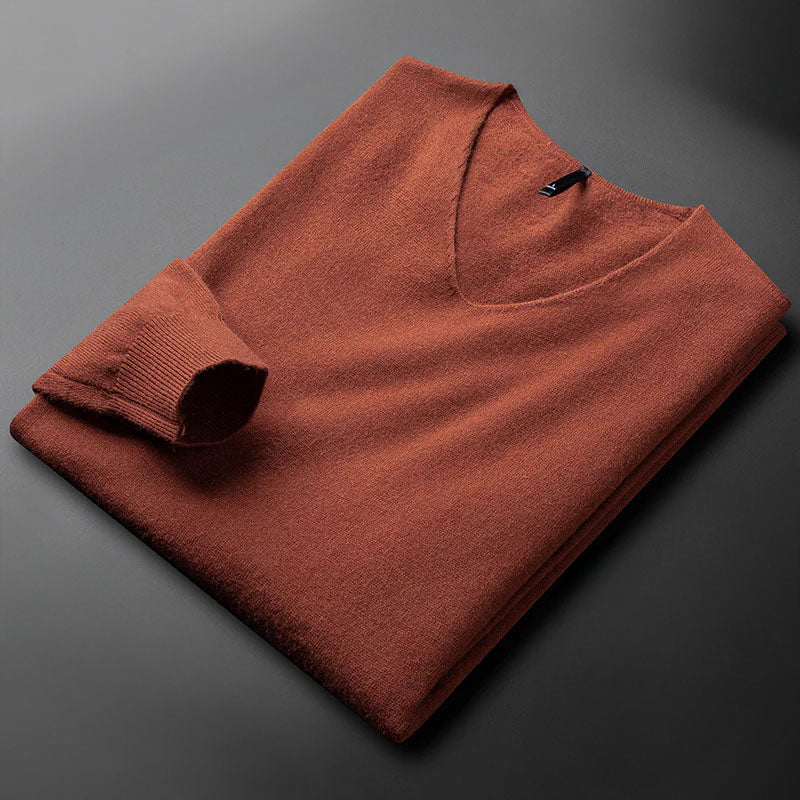 Matteo Wool-Cashmere V-Neck
