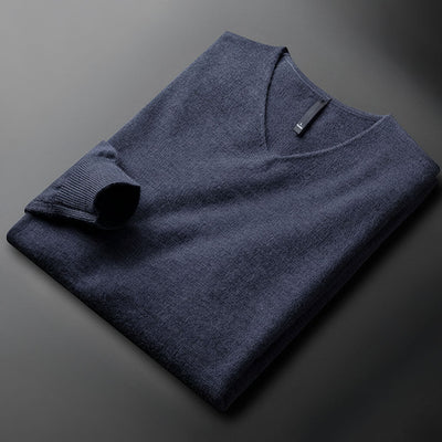Matteo Wool-Cashmere V-Neck