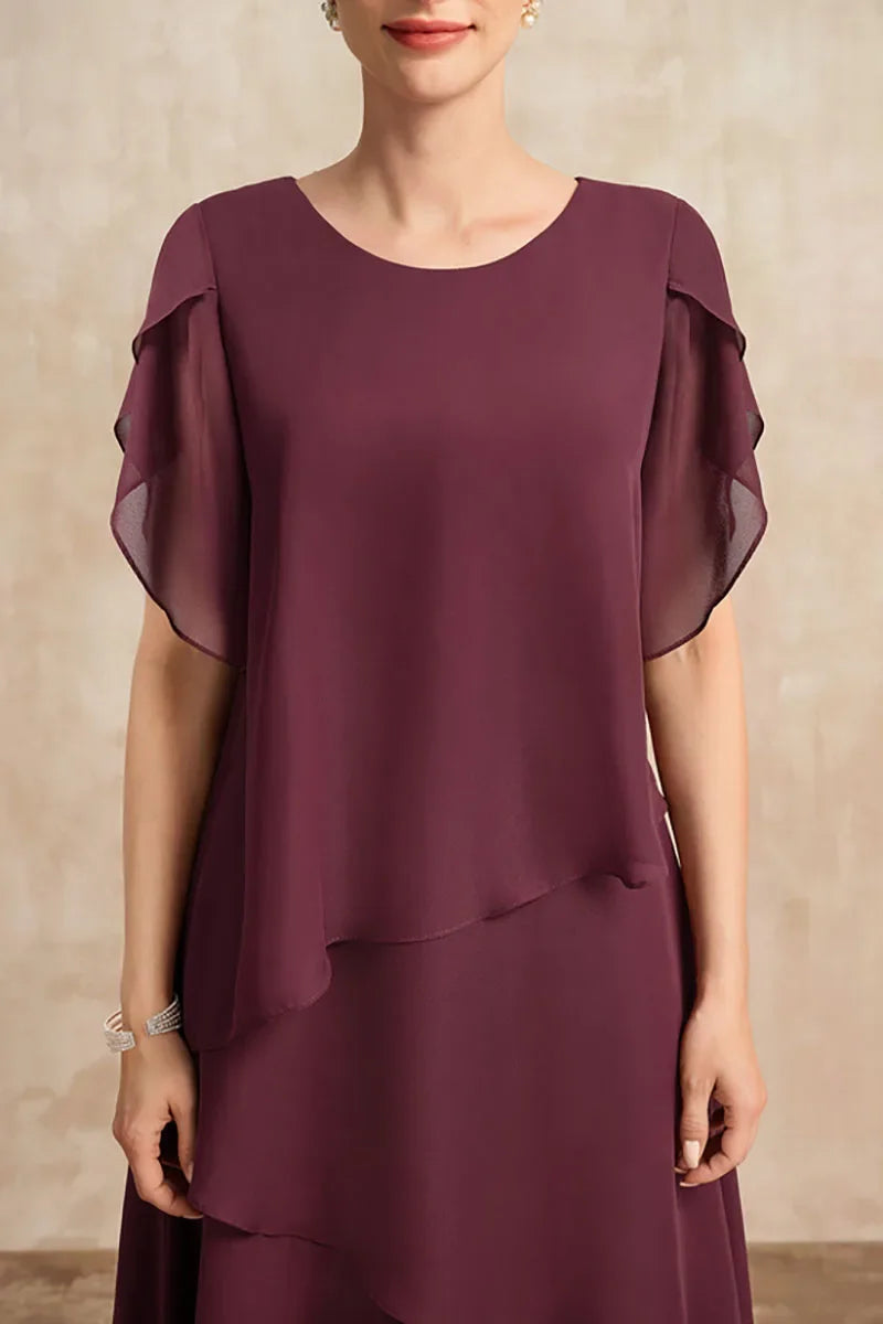 Beau – Layered Midi Occasion Dress