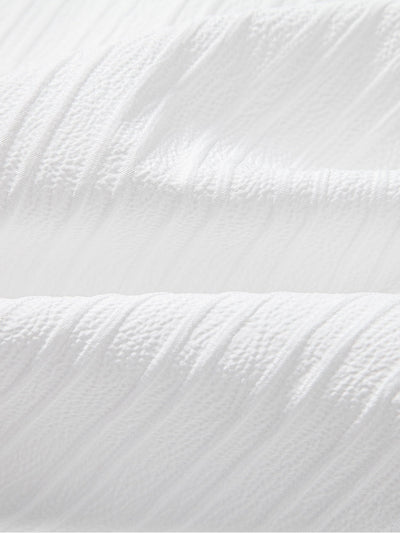 Pleated Shirt & Relaxed Drawstring Trouser Set