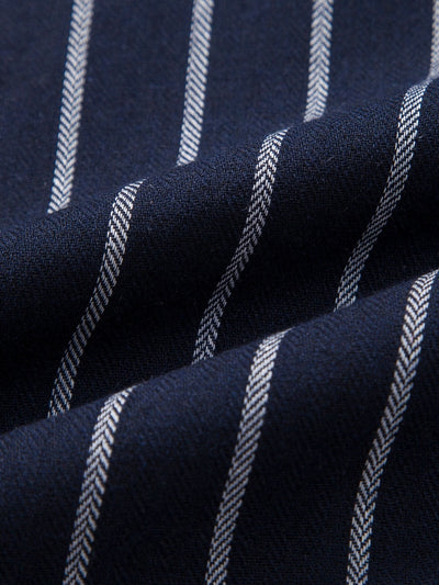 Striped Shirt & Relaxed Trousers Set