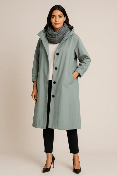 RUBY™ | Trench Coat with Hood