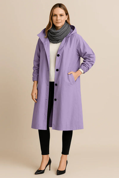 RUBY™ | Trench Coat with Hood