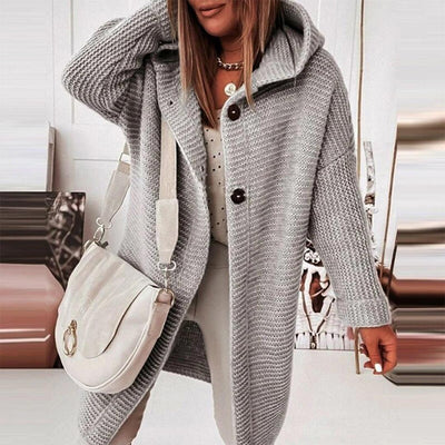 Pamela - Hooded Long Cardigan