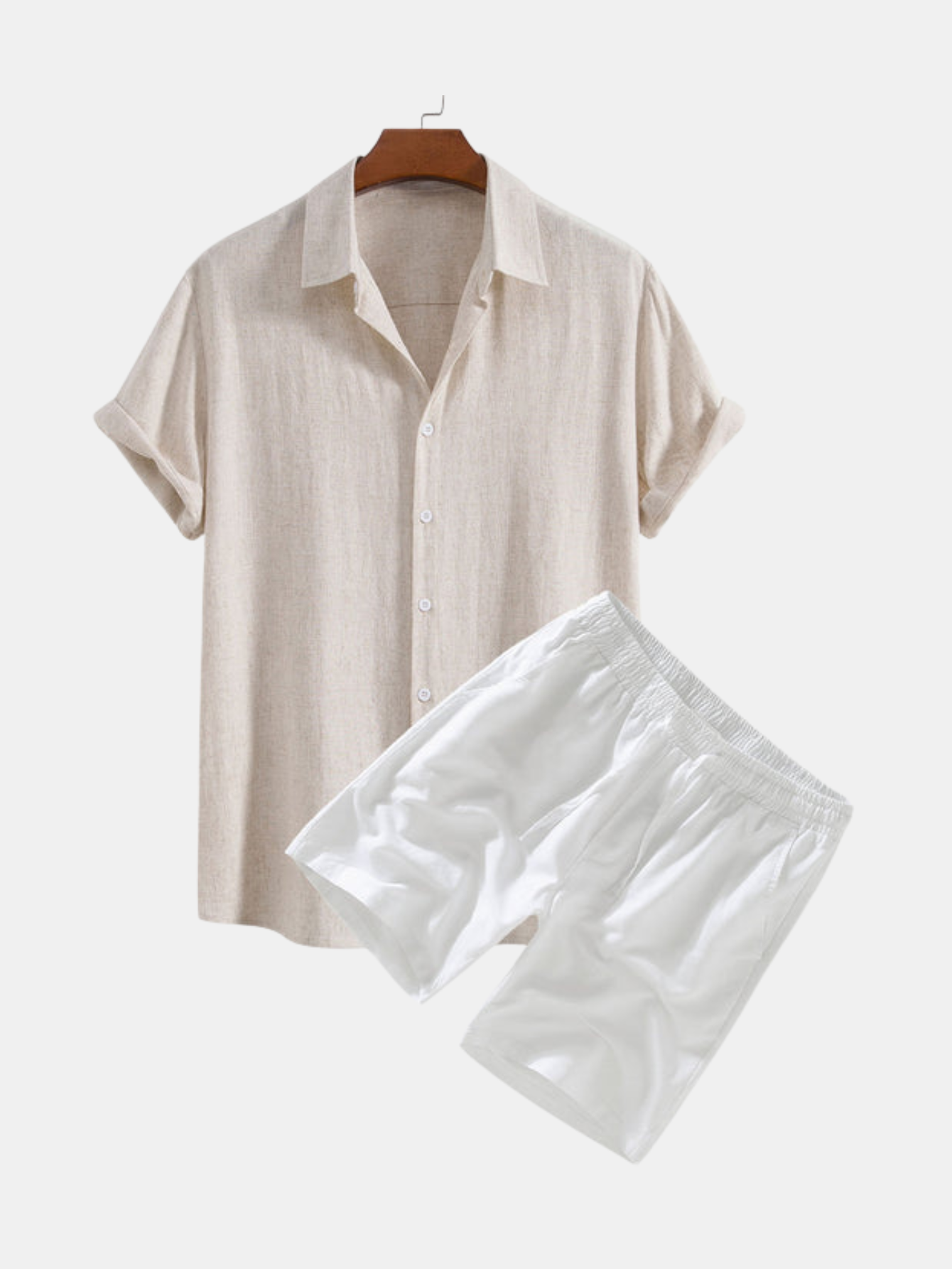 Relaxed Linen Shirt & Shorts