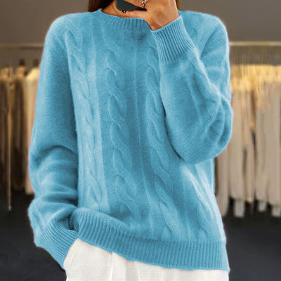 Jocelyne | Elegant Melange Wool Sweater