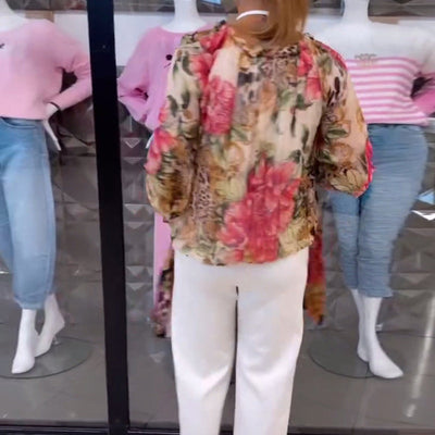 Jess - Vintage Print Blouse