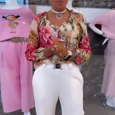 Jess - Vintage Print Blouse