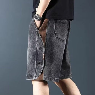 Tomas Retro Button Shorts