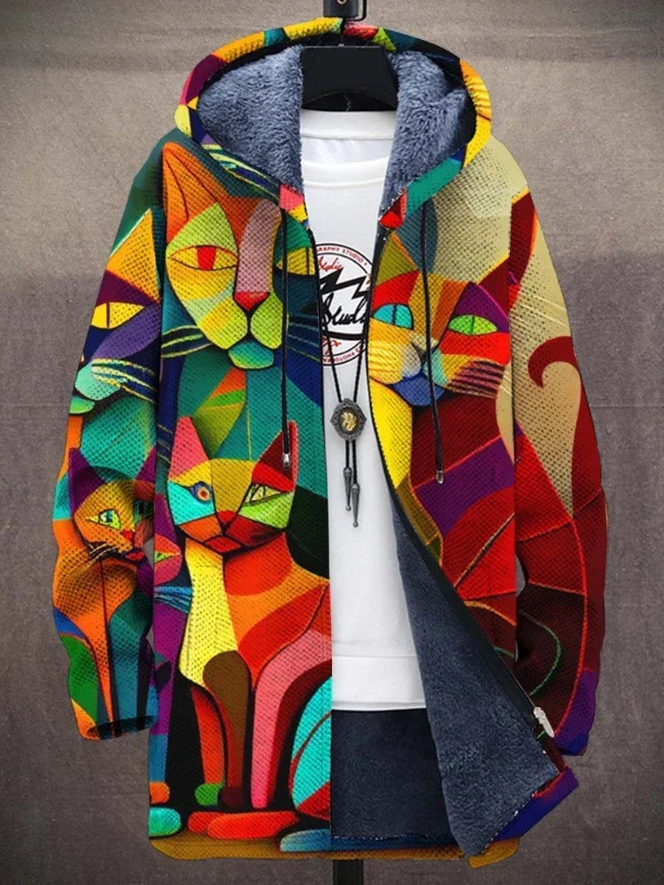 Anna | Artistic Print Coat